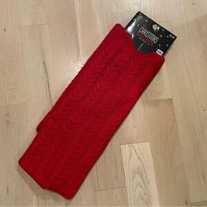The Christmas Shoppe Red Knit Tree Skirt